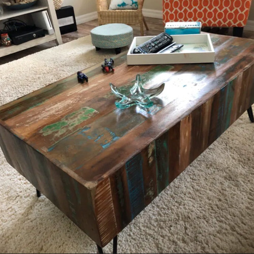 Solid wood coffee - solid,