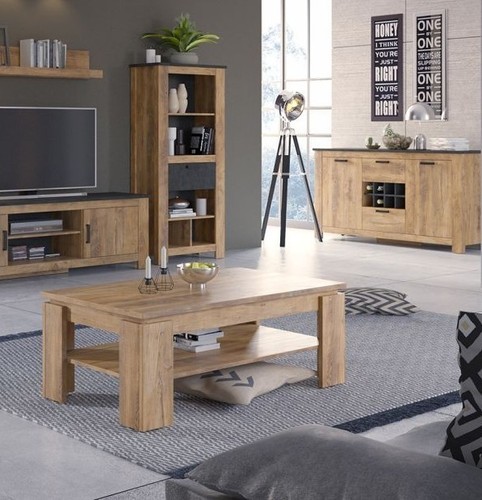 Large rustic coffee table - large,