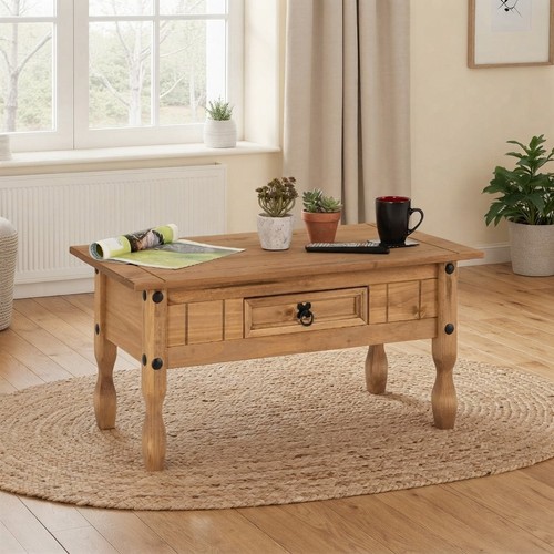 Corona drawer rustic coffee - 1,