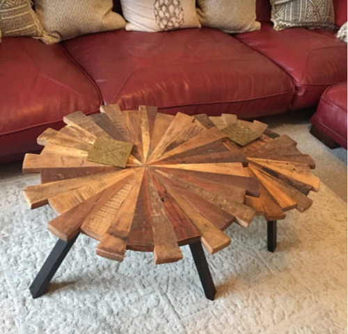Industrial coffee table - industrial, rustic