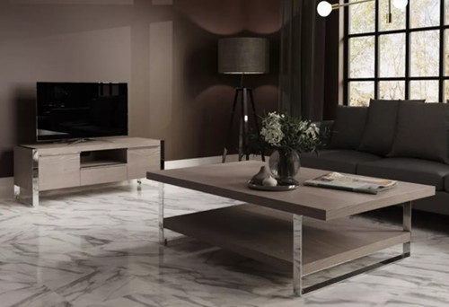 Large coffee silver oak finish - oak,