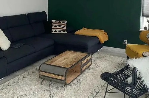 Coffee table solid - table, rustic