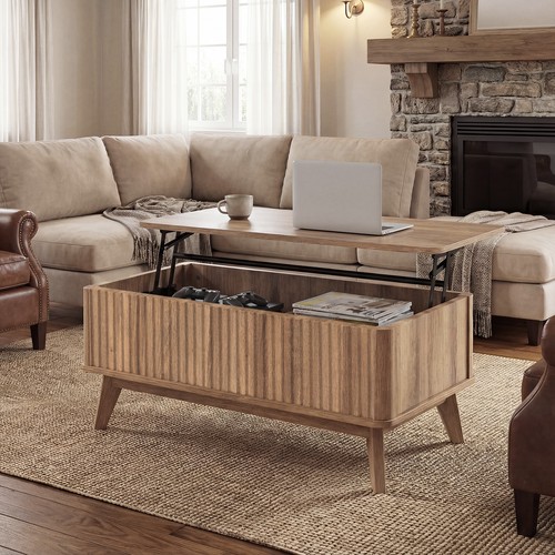 Adjustable coffee table with - coffee,