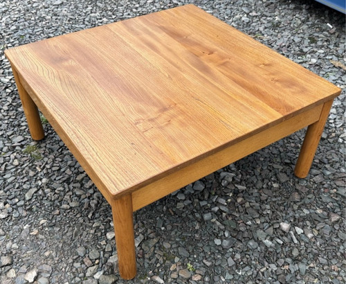 Ercol light wood finish - light, square