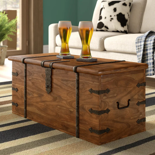 Rustic solid wood - trunk, coffee