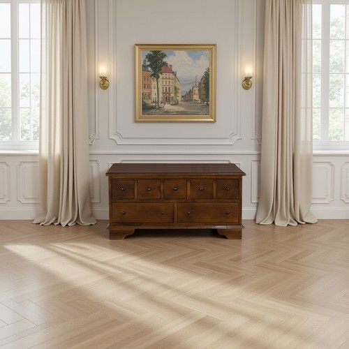 Mahogany drawer cd coffee - mahogany,