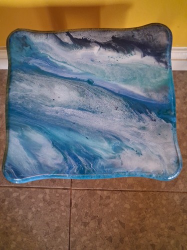 Ocean resin side coffee table - ocean,