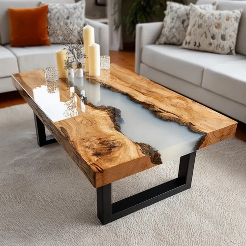 Custom wood epoxy - epoxy, coffee
