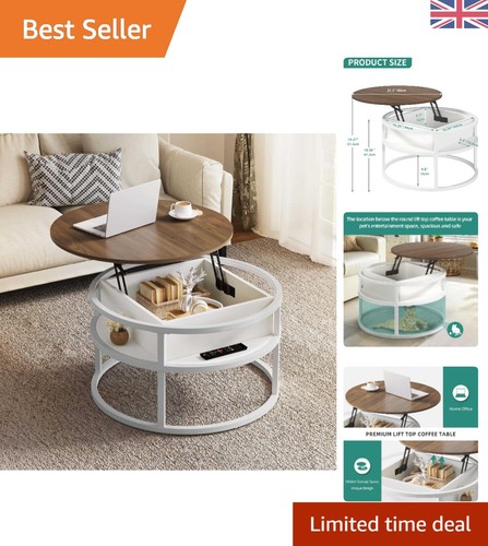 Stylish round coffee table - round,