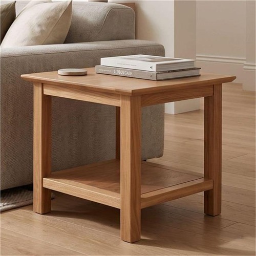 Oak small square - oak, table