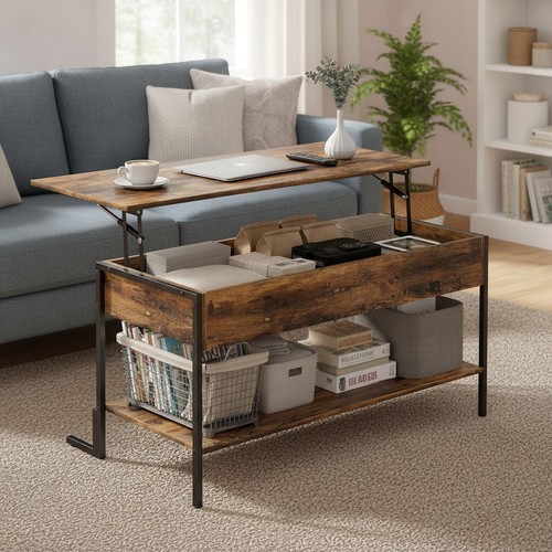 Lift top coffee - table, with