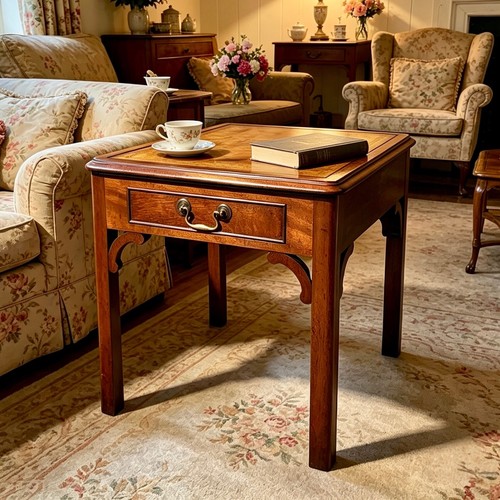 Coffee table vintage mahogany - vintage,