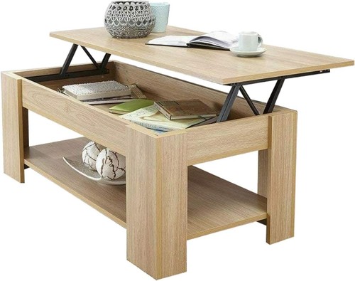 Lift coffee table - up,