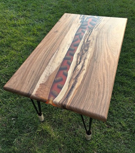 Epoxy table live edge - table,