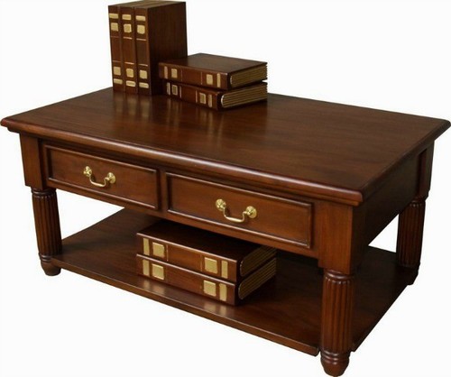 Mahogany coffee table 2 - coffee, |