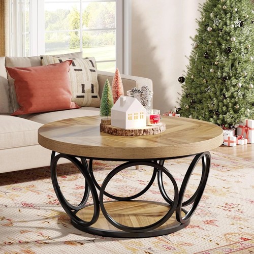 Round coffee table - table,, 31.5''