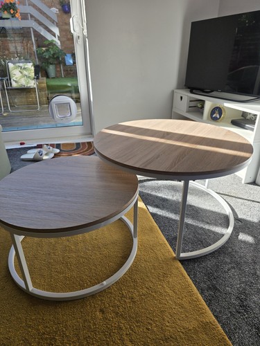 Elegant nesting coffee table - coffee,