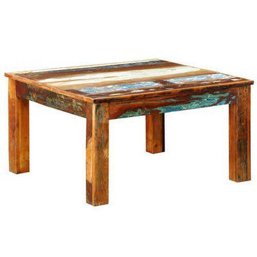 Wooden coffee table square - coffee,