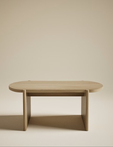 Cove modern oval coffee table - cove,